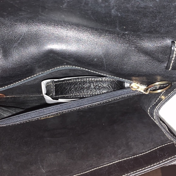 VTG Donna ELISSA Genuine OSTRICH Leather RARE Convertible clutch! - Picture 6 of 13